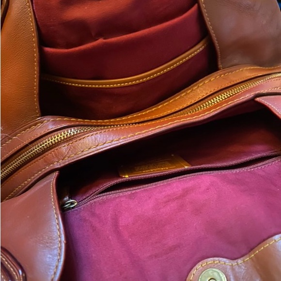 Coach ✨LIMITED EDITION ✨  EDIE floral Brown and Tan purse - Picture 4 of 12